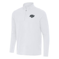 Los Angeles Kings Antigua Intent Quarter-Zip Top White