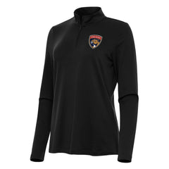 Florida Panthers Antigua Women's Reprocess Quarter-Zip Top Black