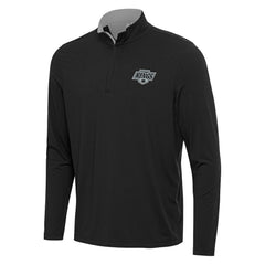 Los Angeles Kings Antigua Content Quarter-Zip Pullover Top Black/Gray