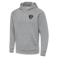 Florida Panthers Antigua Big & Tall Victory Pullover Hoodie Heather Gray