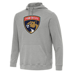 Florida Panthers Antigua Cloud Pullover Hoodie Heather Gray