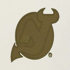 New Jersey Devils Antigua Intrepid Sand Raglan Long Sleeve Hoodie T-Shirt Cream/Olive