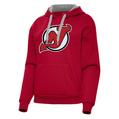 New Jersey Devils Antigua Women's Victory Pullover Hoodie Red