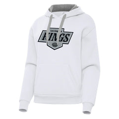 Los Angeles Kings Antigua Women's Victory Pullover Hoodie White