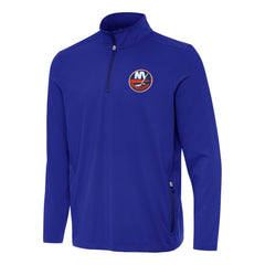 New York Islanders Antigua Perilous Quarter-Zip Sweatshirt Royal