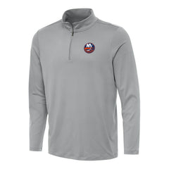 New York Islanders Antigua Reprocess Quarter-Zip Top Gray