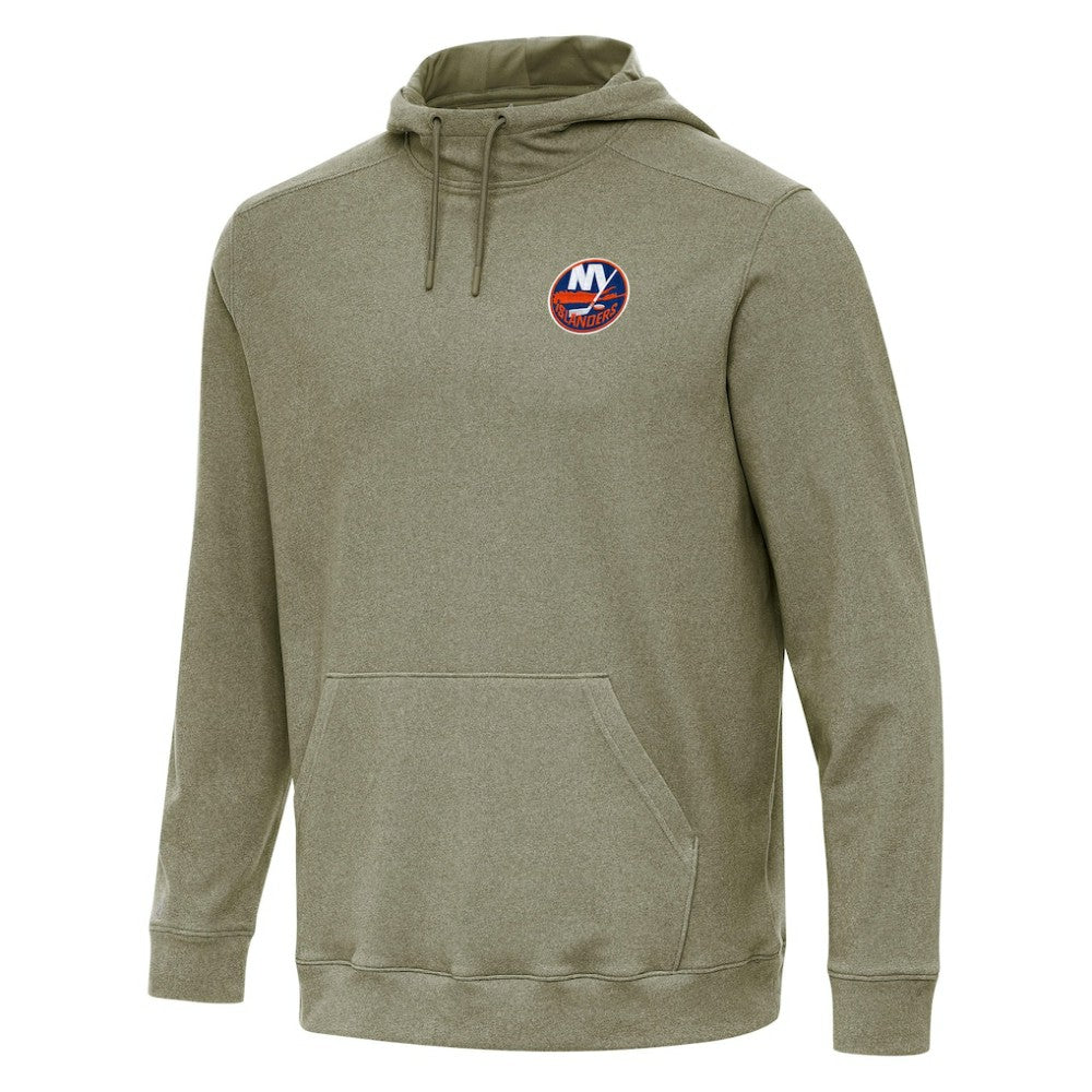 New York Islanders Antigua Cloud Pullover Hoodie Olive