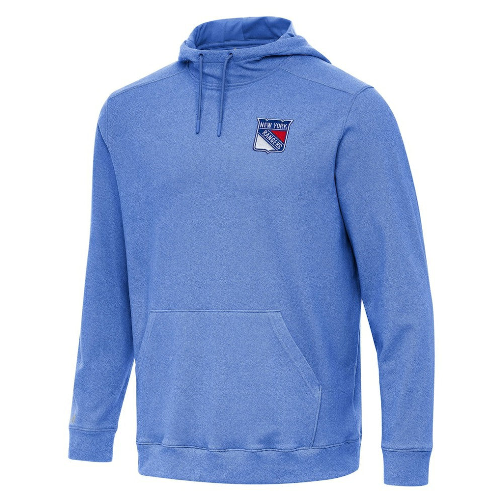 New York Rangers Antigua Cloud Pullover Hoodie Heather Royal