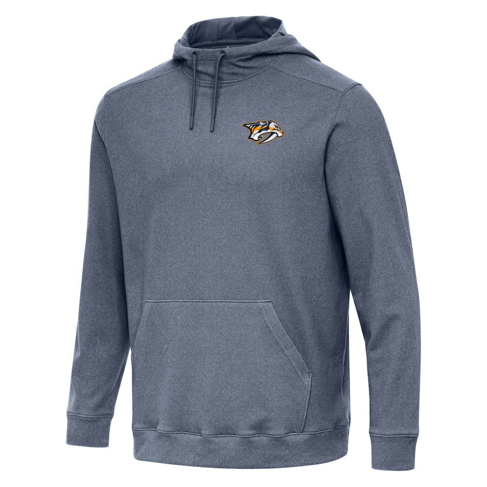 Nashville Predators Antigua Cloud Pullover Hoodie Heather Navy