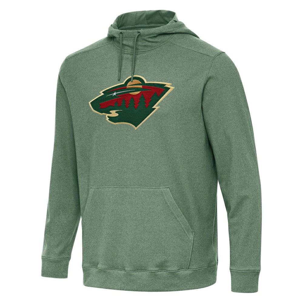 Minnesota Wild Antigua Cloud Pullover Hoodie Hunter Green