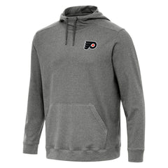 Philadelphia Flyers Antigua Cloud Pullover Hoodie Heather Black