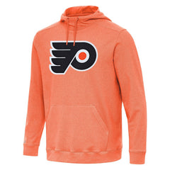 Philadelphia Flyers Antigua Cloud Pullover Hoodie Heather Orange
