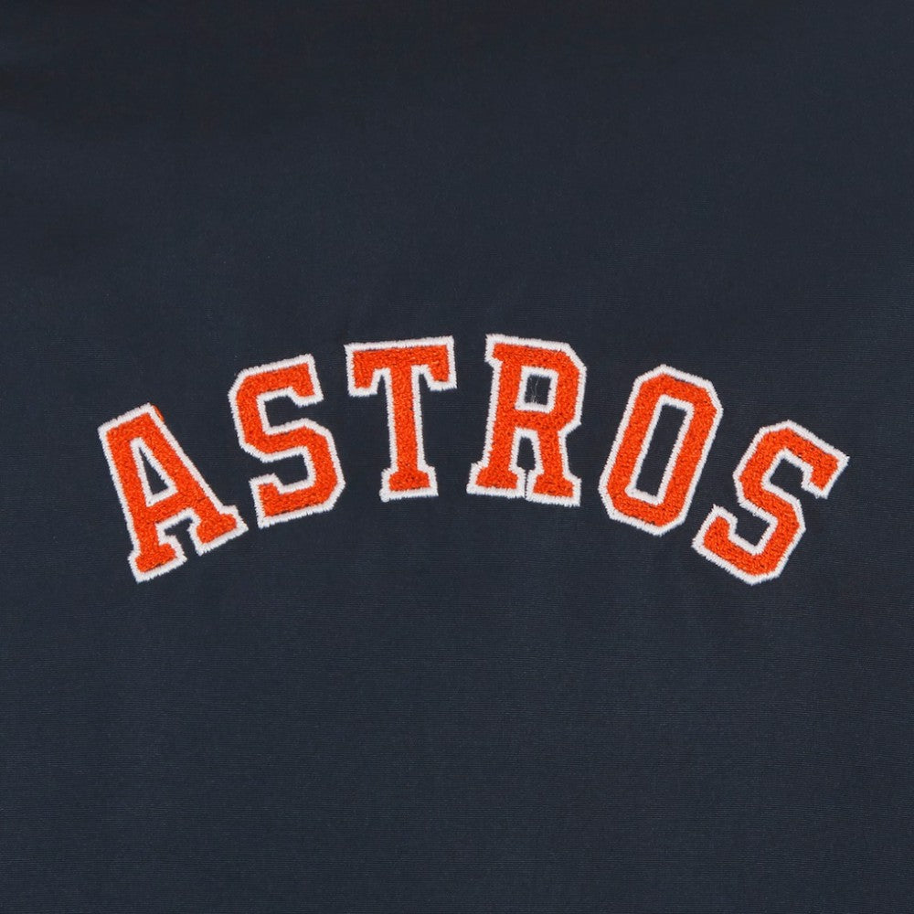 Houston Astros JH Design Youth Reversible Fleece Full-Snap Hoodie Jacket Black