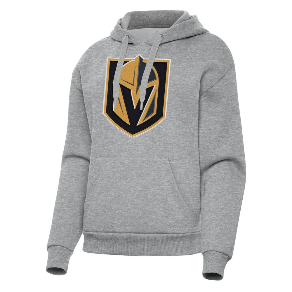 Vegas Golden Knights Antigua Women's Victory Pullover Hoodie Heather Gray