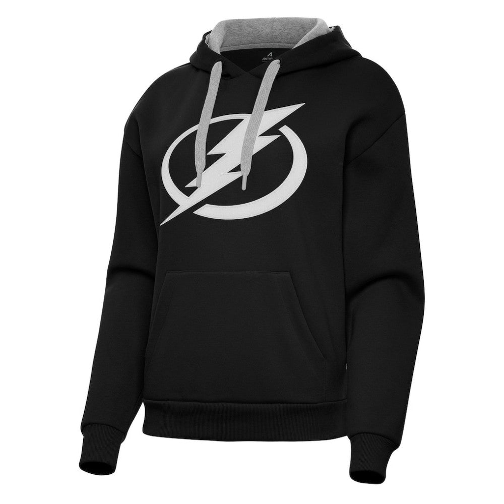 Tampa Bay Lightning Antigua Women's Victory Pullover Hoodie Black