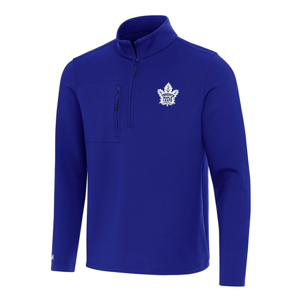 Toronto Maple Leafs Antigua Insider Quarter-Zip Top Royal
