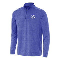 Tampa Bay Lightning Antigua Bright Quarter-Zip Top Heather Royal