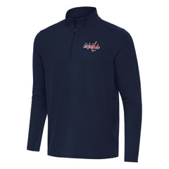 Washington Capitals Antigua Intent Quarter-Zip Top Navy