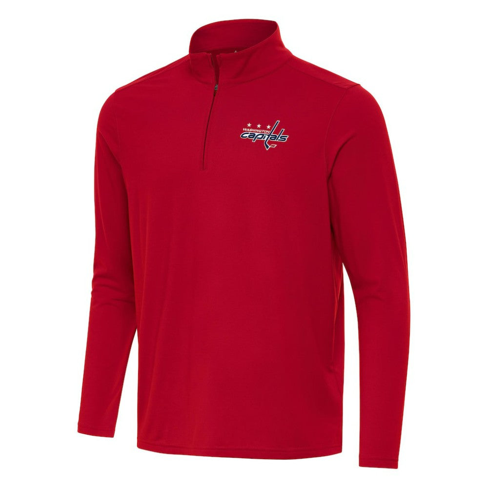 Washington Capitals Antigua Intent Quarter-Zip Top Red