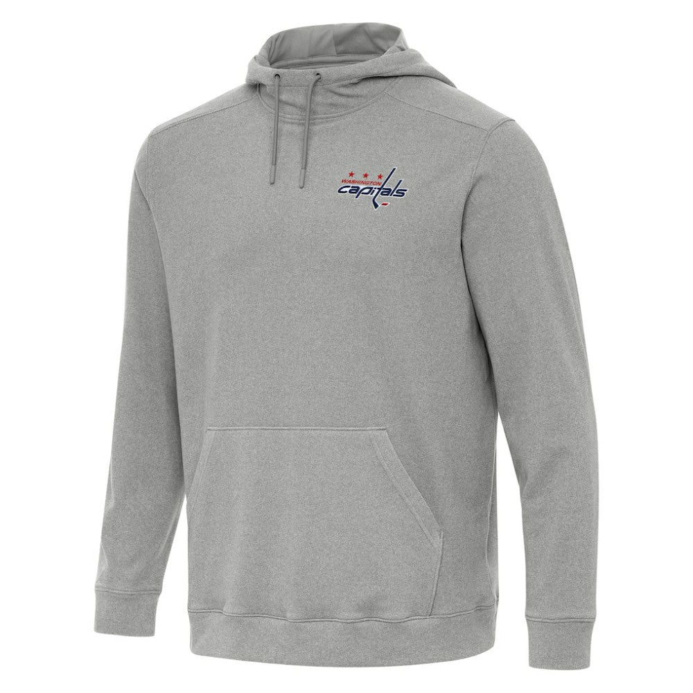 Washington Capitals Antigua Cloud Pullover Hoodie Heather Gray
