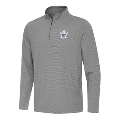 Toronto Maple Leafs Antigua Twine Quarter-Zip Top Black