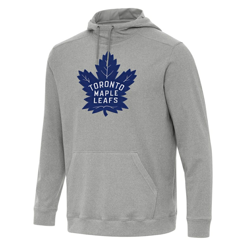 Toronto Maple Leafs Antigua Cloud Pullover Hoodie Heather Gray