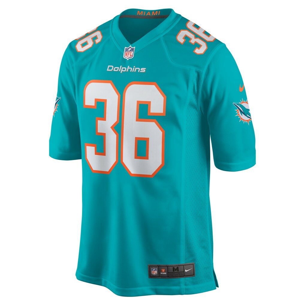 Storm Duck Miami Dolphins Game Jersey - Aqua