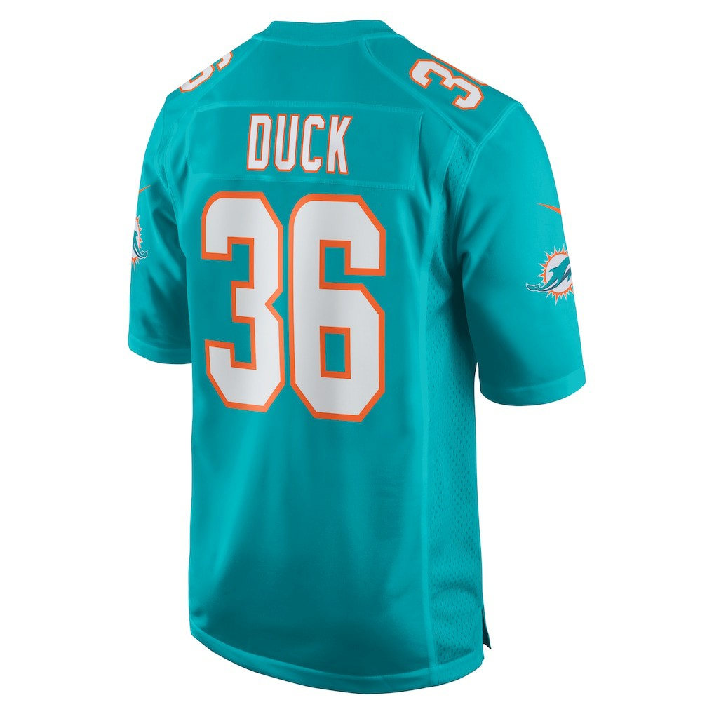 Storm Duck Miami Dolphins Game Jersey - Aqua