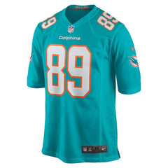 Julian Hill Miami Dolphins Game Jersey - Aqua