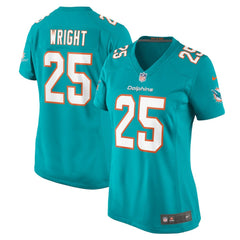Jaylen Wright Miami Dolphins Women's Game Jersey - Aqua