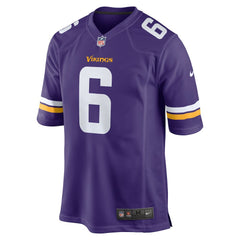 Brian Asamoah II Minnesota Vikings Game Jersey - Purple