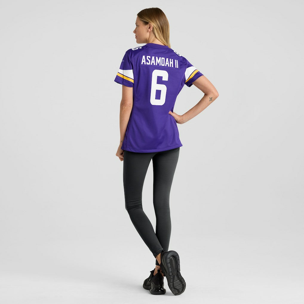 Brian Asamoah II Minnesota Vikings Women's Game Jersey - Purple