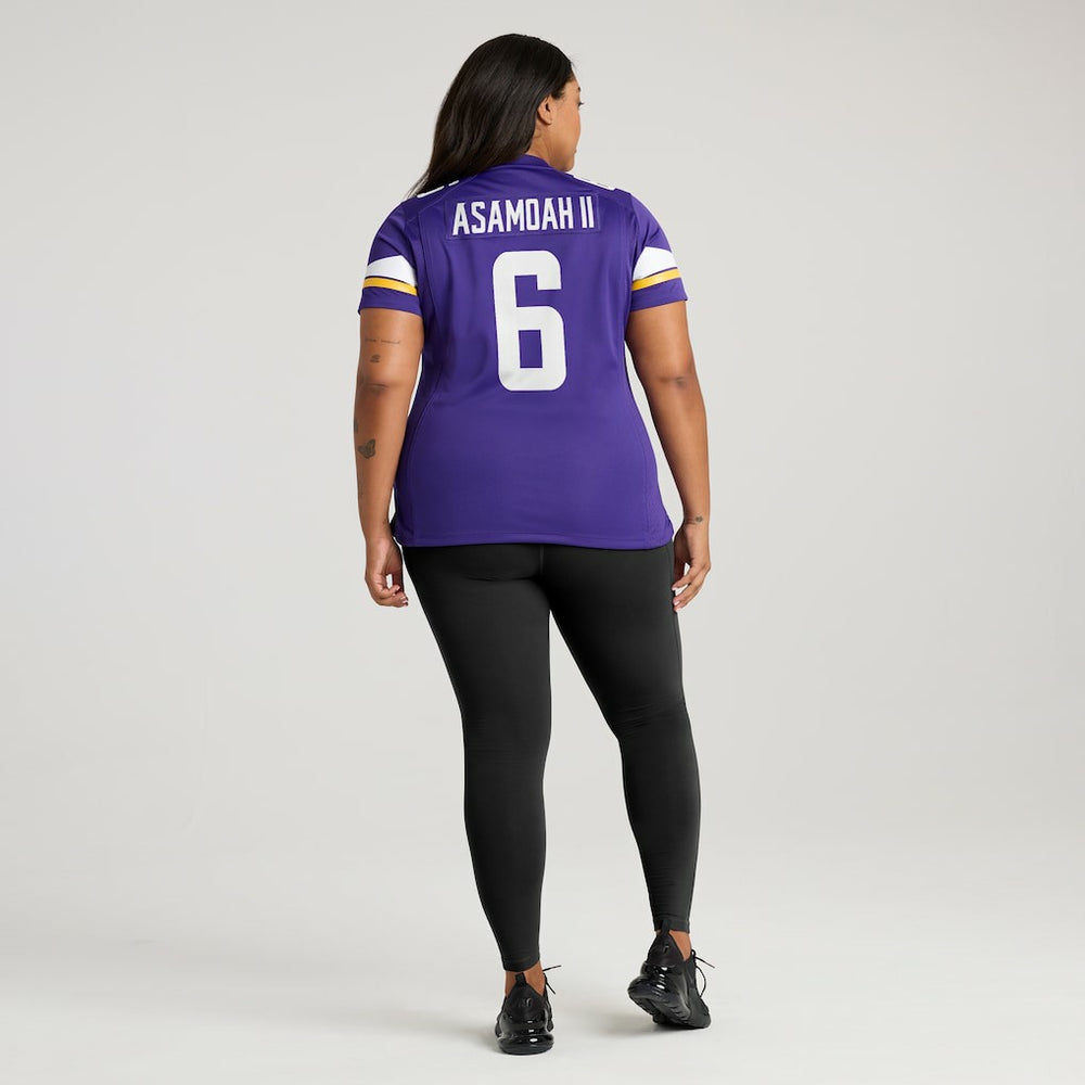 Brian Asamoah II Minnesota Vikings Women's Game Jersey - Purple