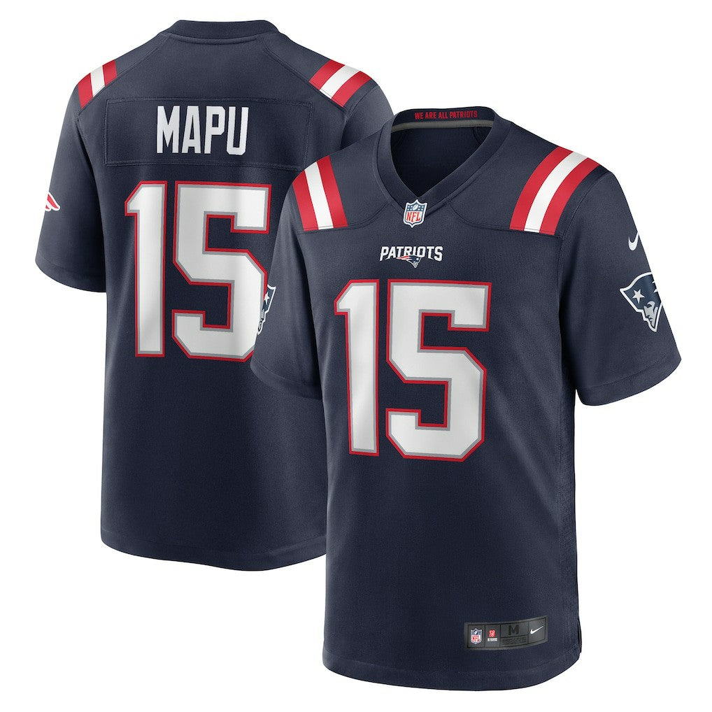Marte Mapu New England Patriots Game Jersey - Navy