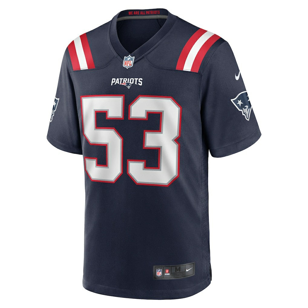 Christian Elliss New England Patriots Game Jersey - Navy