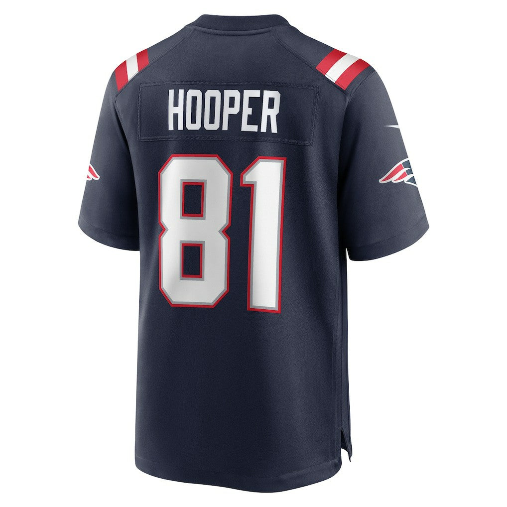 Austin Hooper New England Patriots Game Jersey - Navy