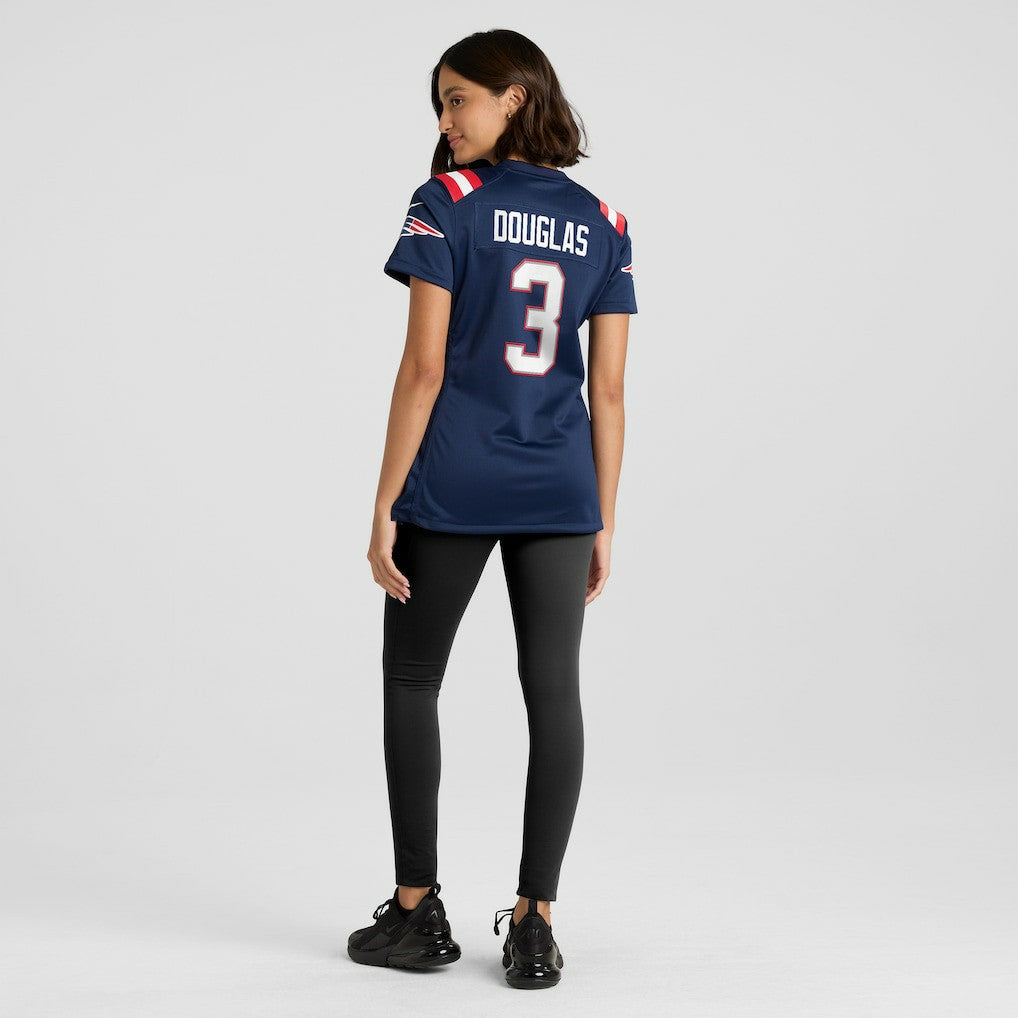Demario Douglas New England Patriots Women's Game Jersey - Navy