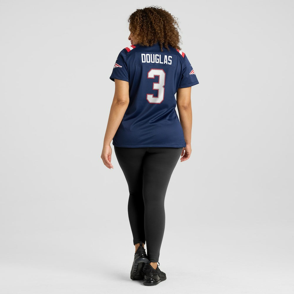 Demario Douglas New England Patriots Women's Game Jersey - Navy