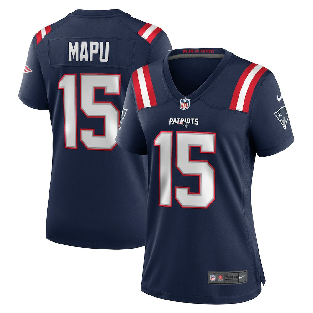 Marte Mapu New England Patriots Women's Game Jersey - Navy