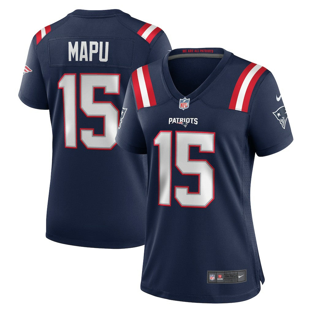 Marte Mapu New England Patriots Women's Game Jersey - Navy