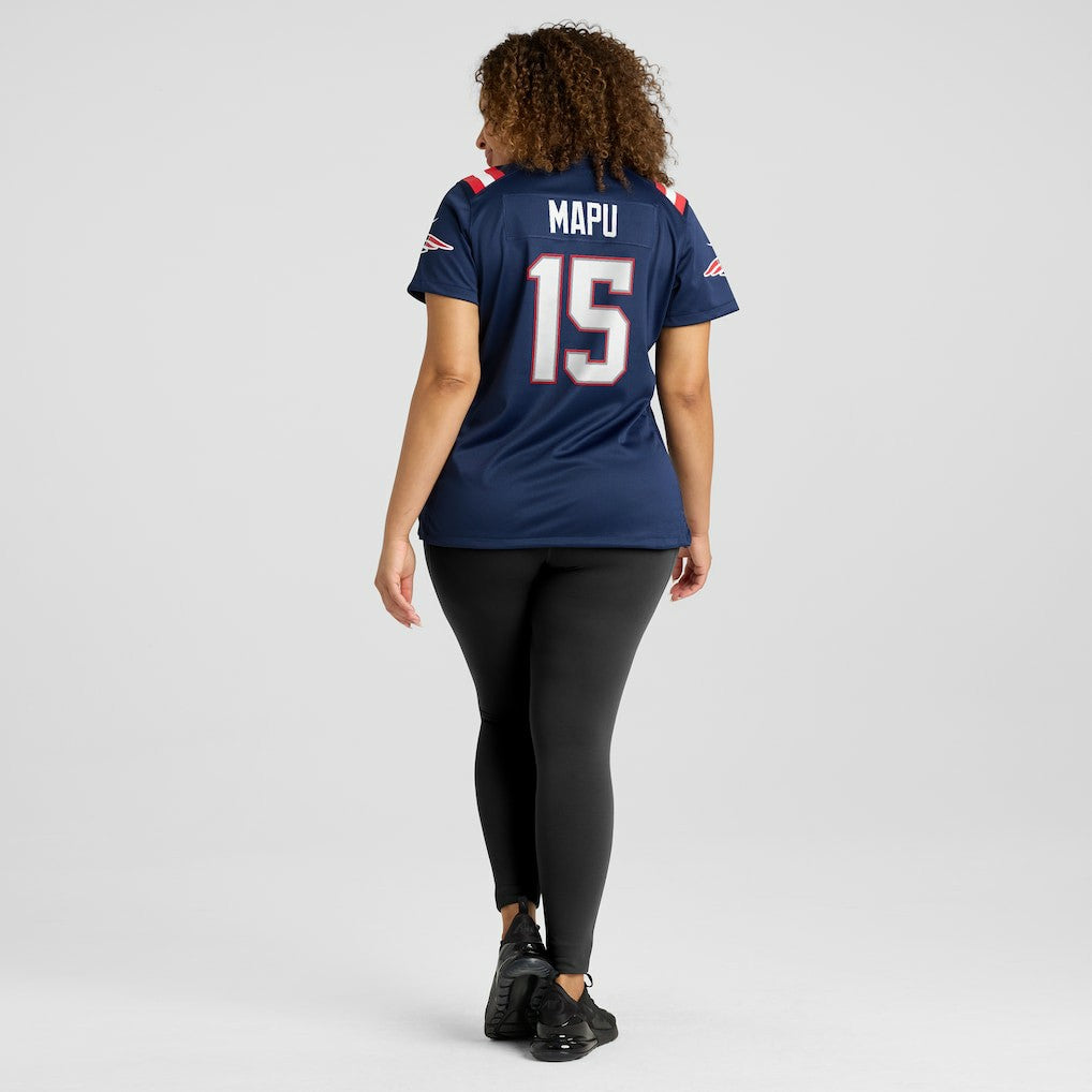Marte Mapu New England Patriots Women's Game Jersey - Navy