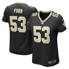 Jaylan Ford New Orleans Saints Women's Game Jersey - Black