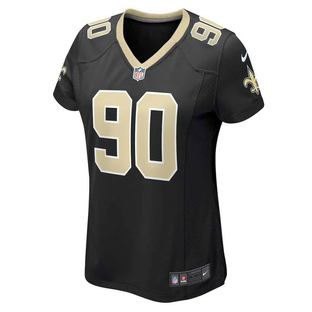 Bryan Bresee New Orleans Saints Women's Game Jersey - Black