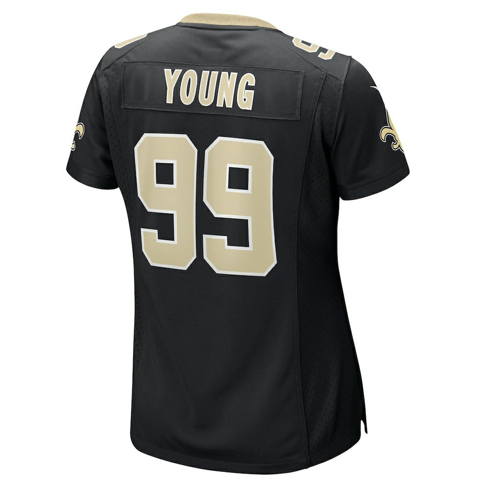 Chase Young New Orleans Saints Women's Game Jersey - Black
