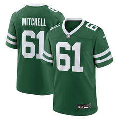 Max Mitchell New York Jets Team Game Jersey - Legacy Green