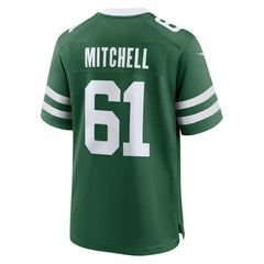 Max Mitchell New York Jets Team Game Jersey - Legacy Green