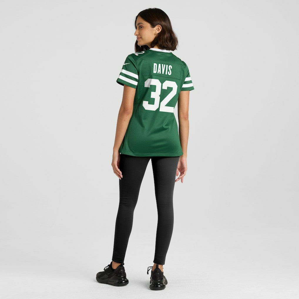 Isaiah Davis New York Jets Women's Game Jersey - Legacy Green