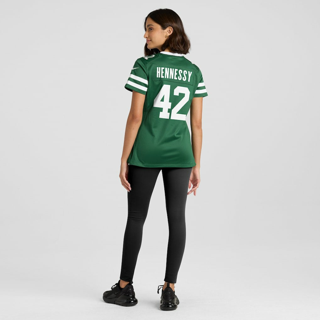 Thomas Hennessy New York Jets Women's Game Jersey - Legacy Green