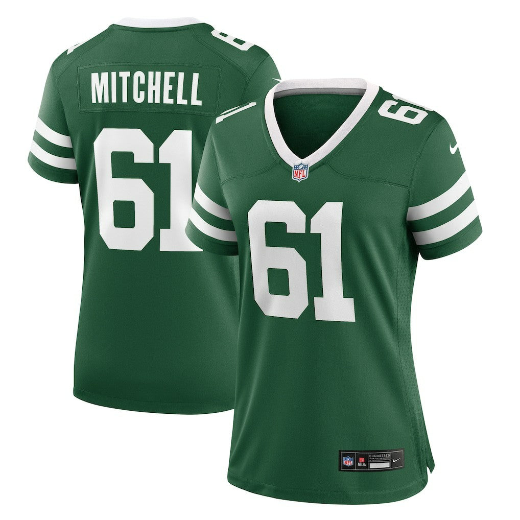 Max Mitchell New York Jets Women's Game Jersey - Legacy Green