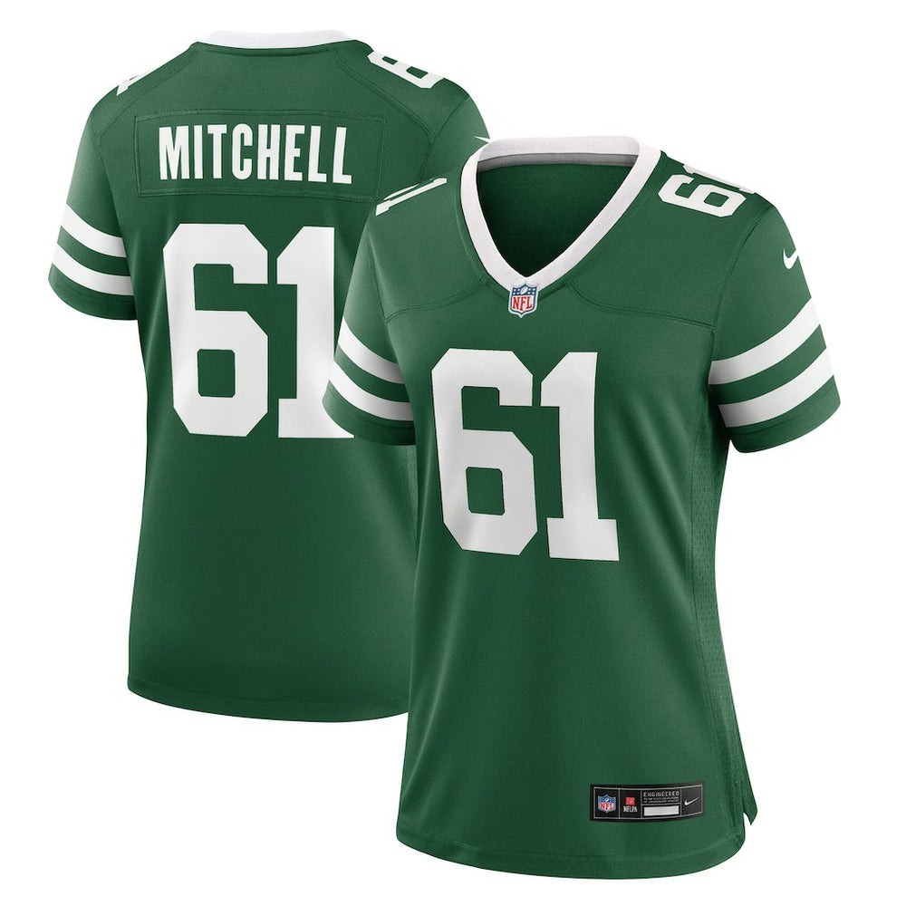 Max Mitchell New York Jets Women's Game Jersey - Legacy Green